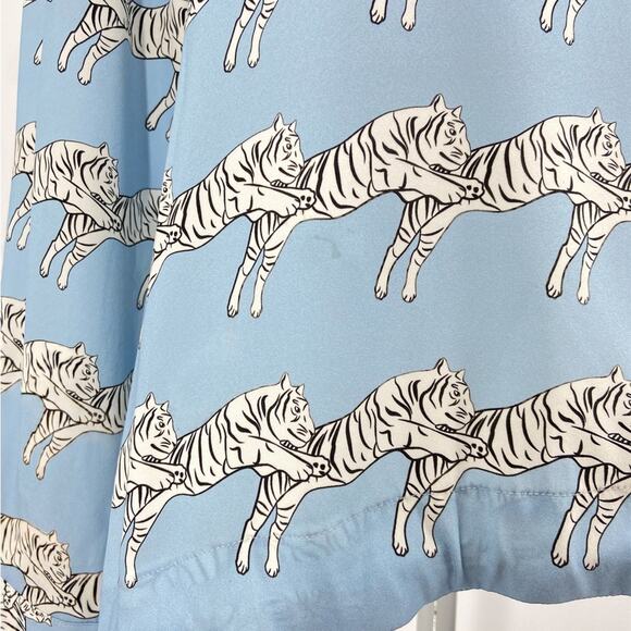 Herzen’s Angelegrnheit Tiger Silk Blouse 36‎ - Picture 3 of 10